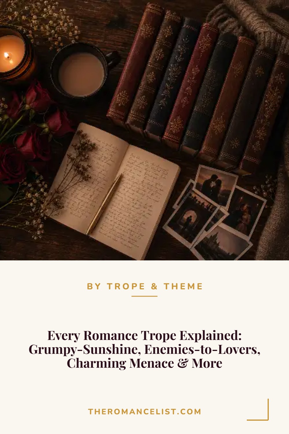 Every Romance Trope Explained: Grumpy-Sunshine, Enemies-to-Lovers, Charming Menace & More — The Romance List