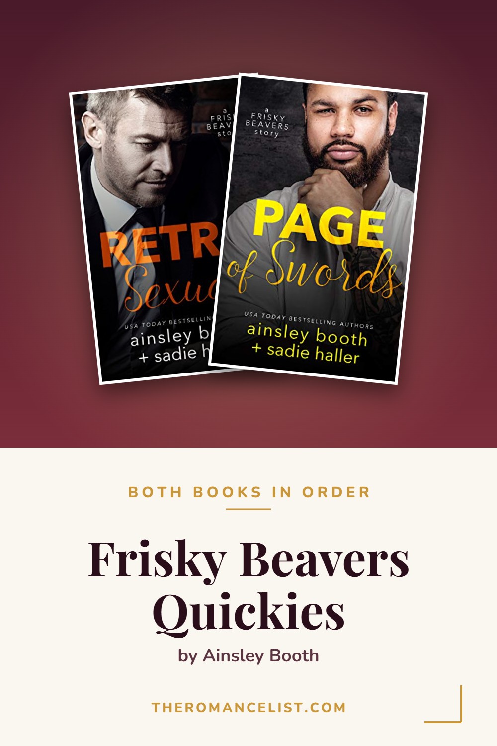 Frisky Beavers Quickies by Ainsley Booth — books in order