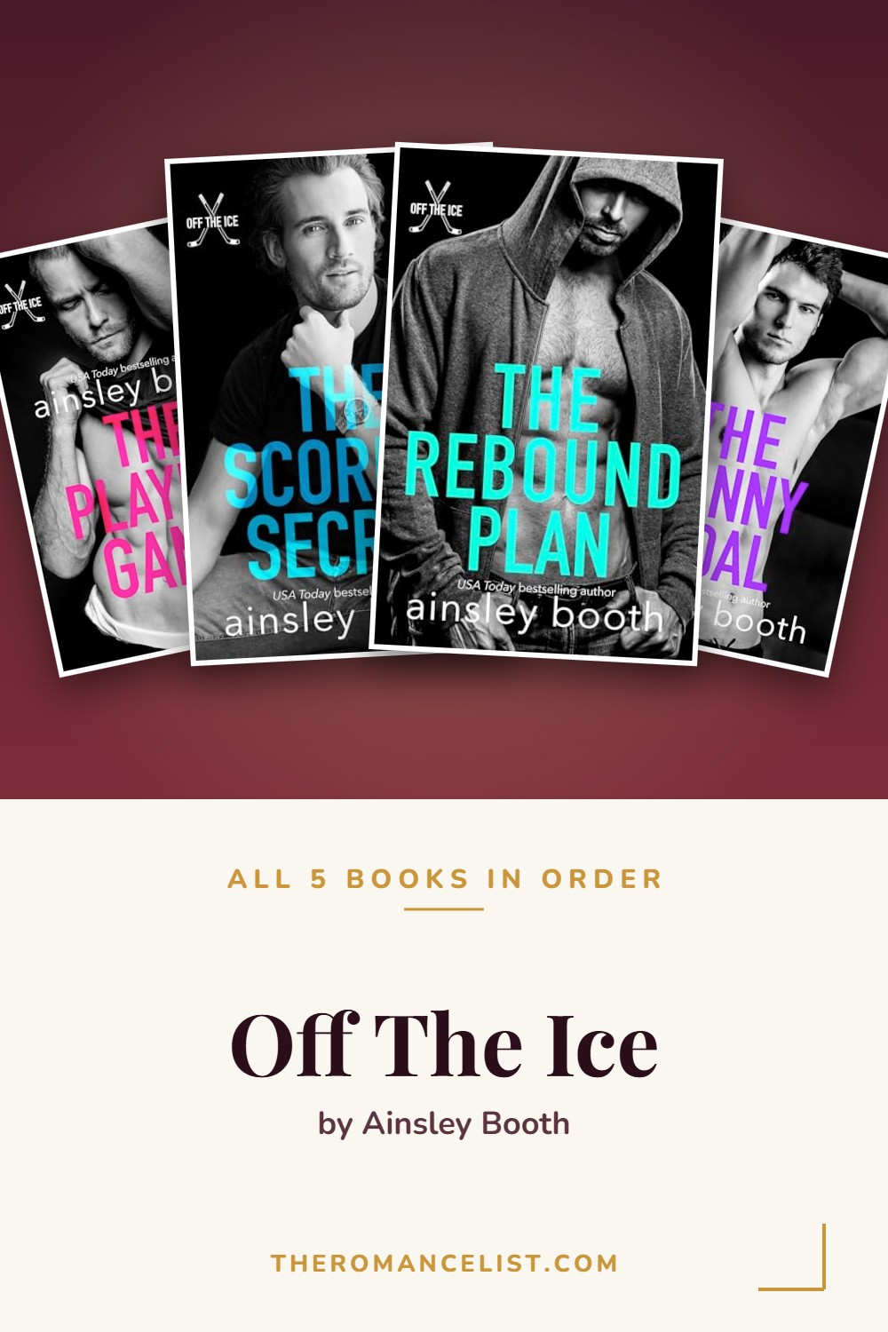 Off The Ice by Ainsley Booth — books in order