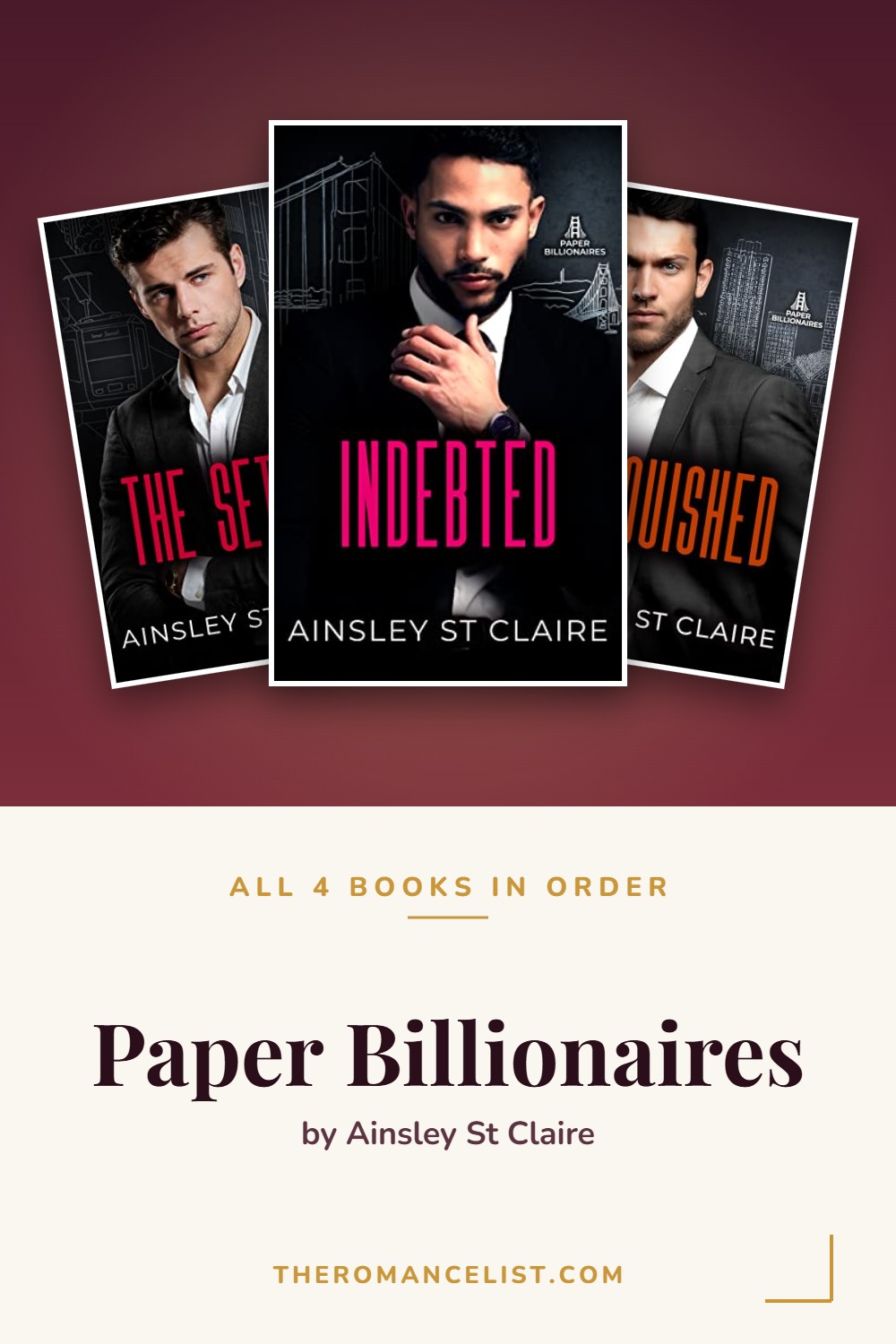 Paper Billionaires by Ainsley St Claire — books in order