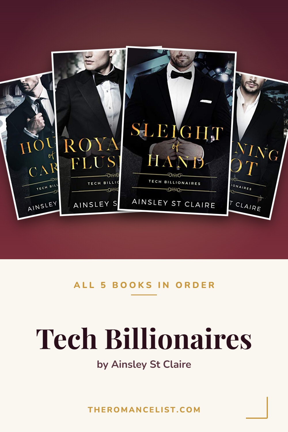 Tech Billionaires by Ainsley St Claire — books in order