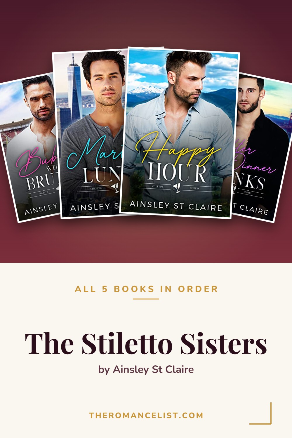 The Stiletto Sisters by Ainsley St Claire — books in order