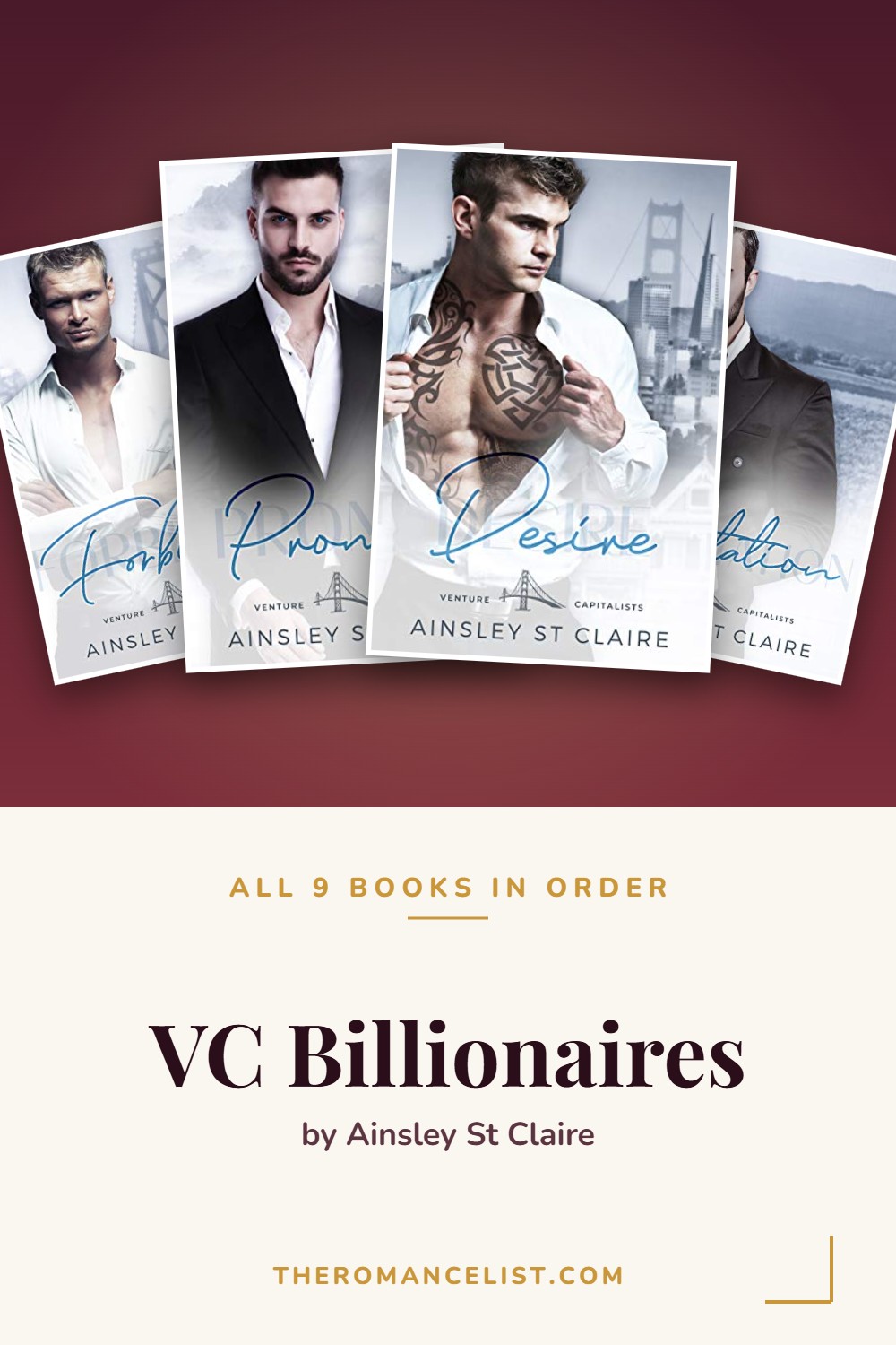 VC Billionaires by Ainsley St Claire — books in order