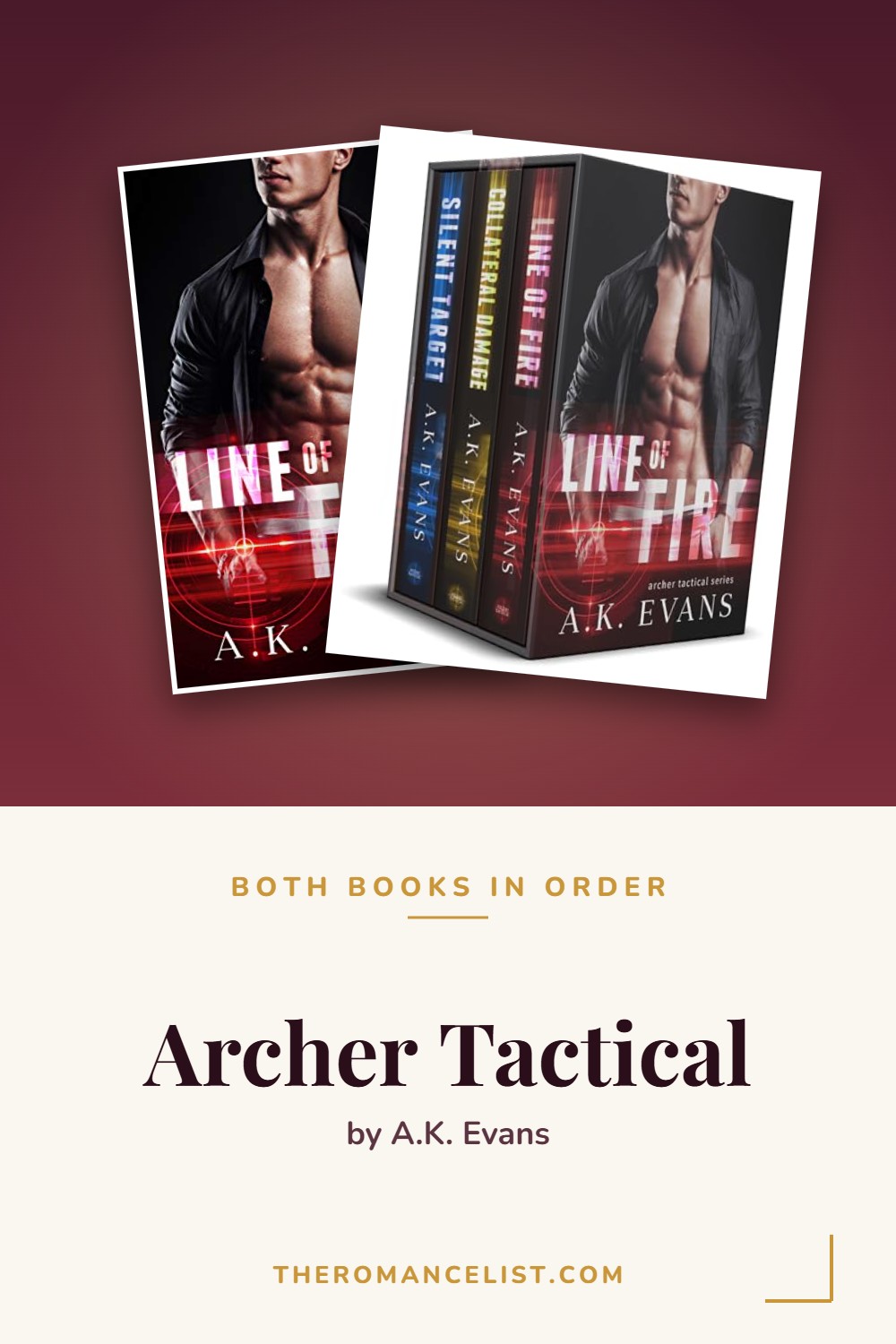Archer Tactical by A.K. Evans — books in order