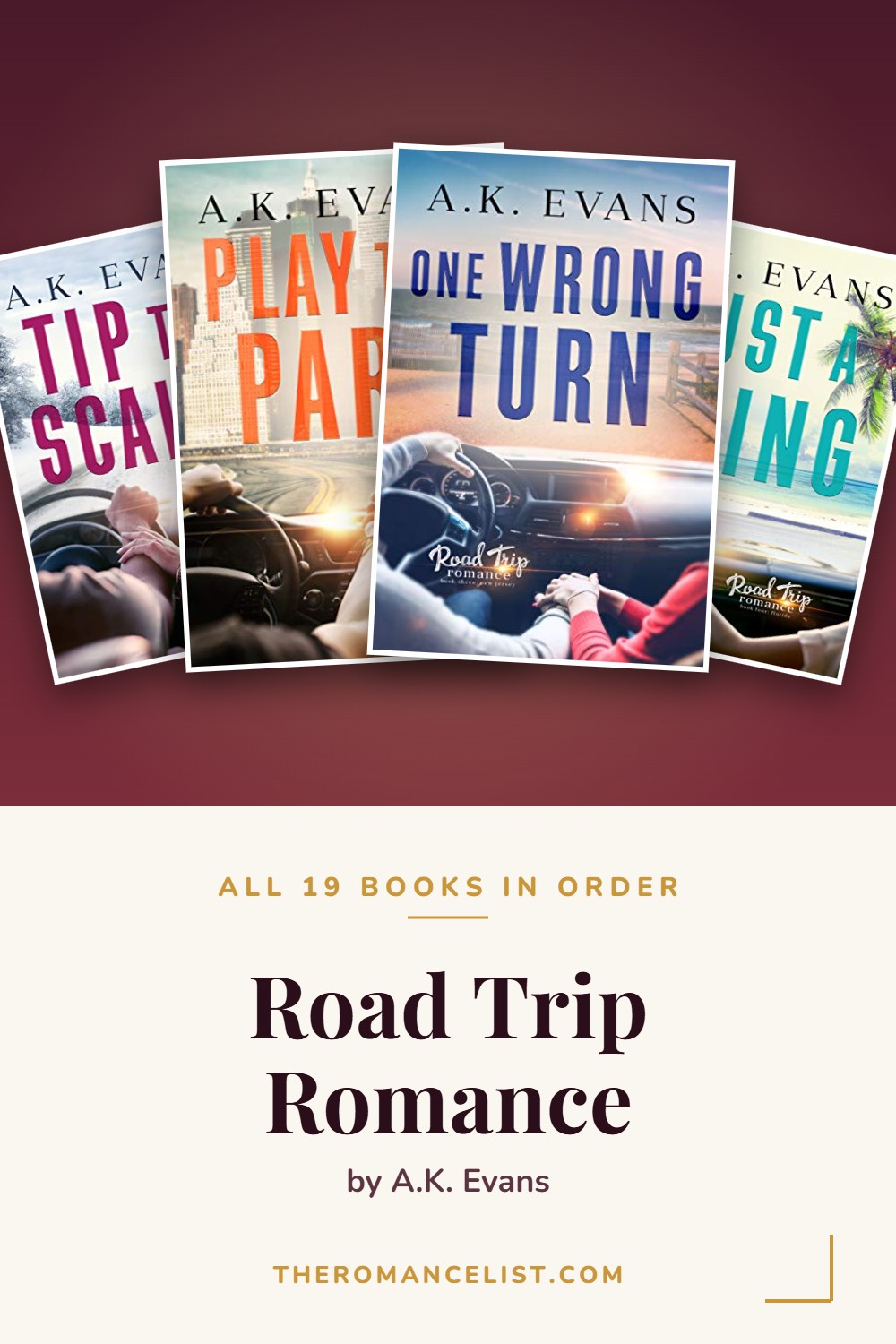 Road Trip Romance by A.K. Evans — books in order