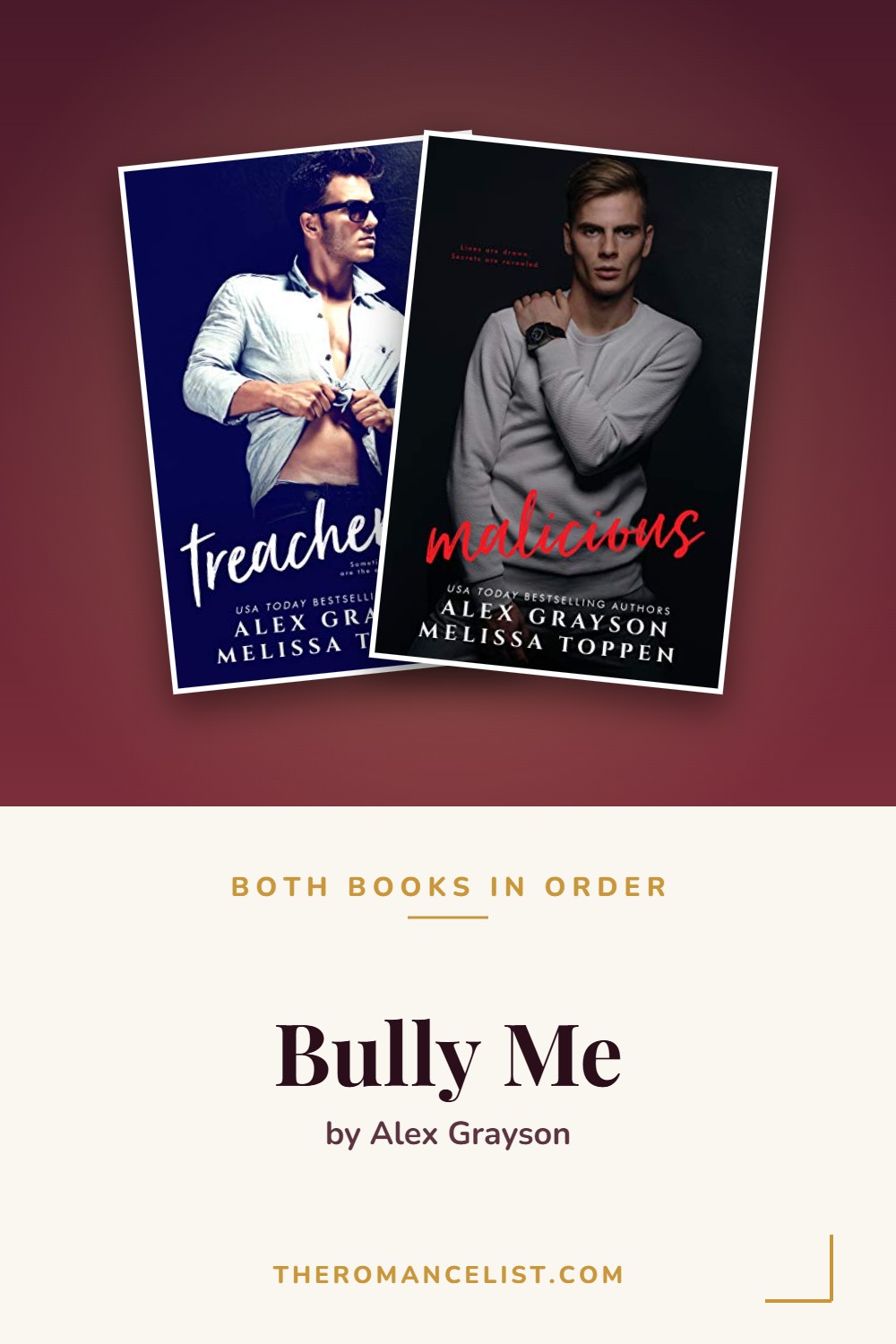 Bully Me by Alex Grayson — books in order