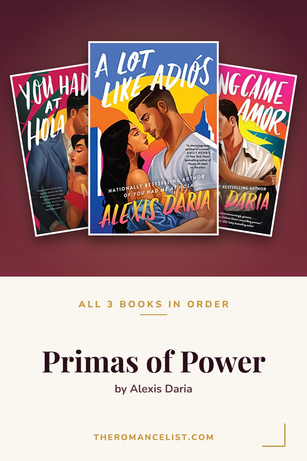 Primas of Power by Alexis Daria — books in order