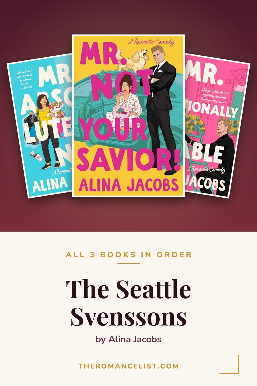 The Seattle Svenssons by Alina Jacobs — books in order