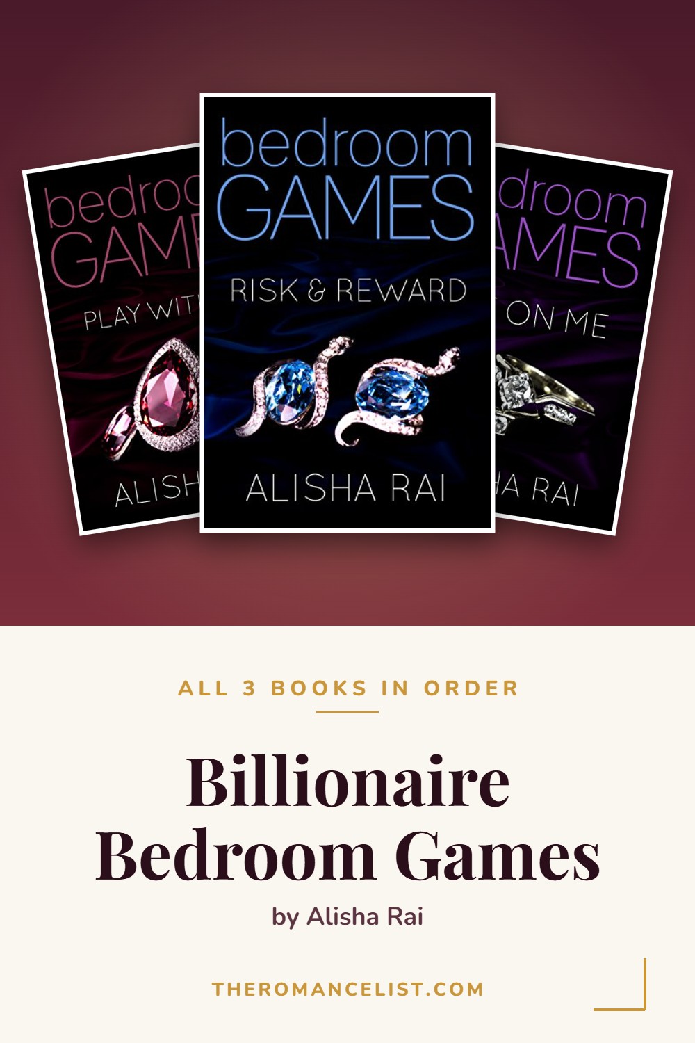Billionaire Bedroom Games by Alisha Rai — books in order