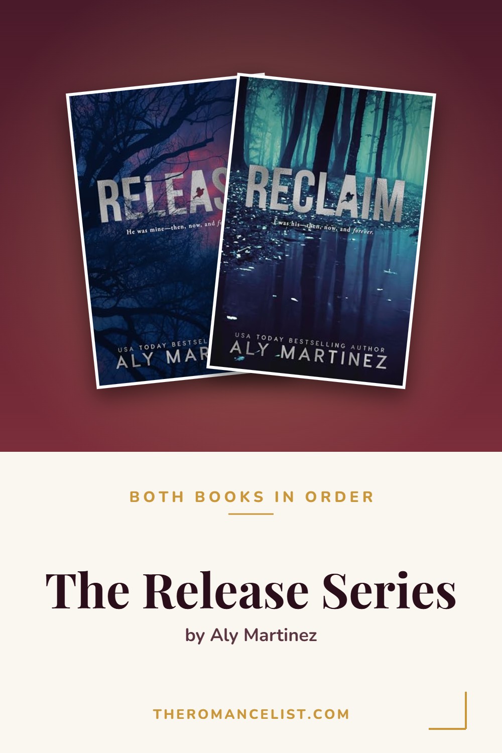 The Release Series by Aly Martinez — books in order