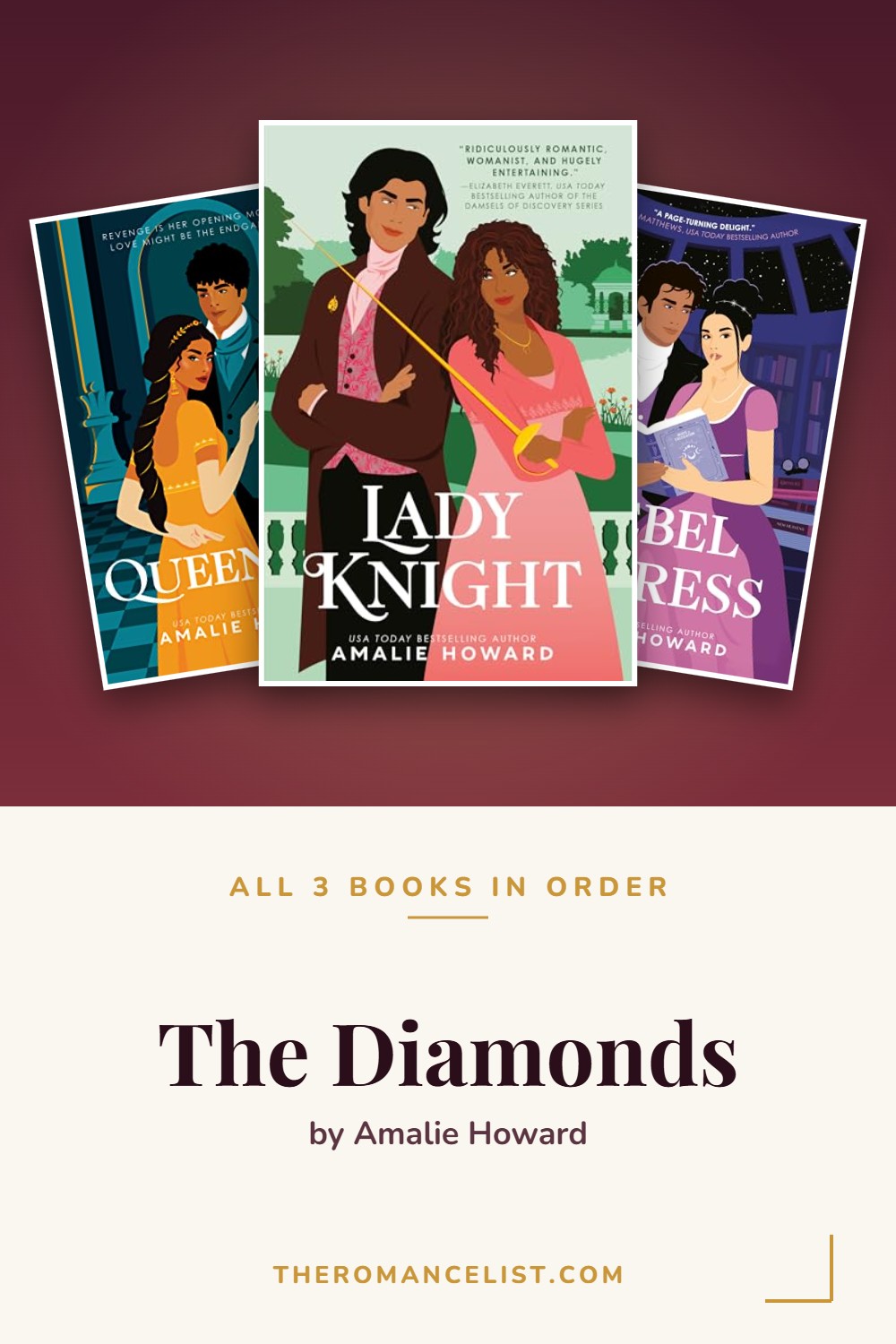 The Diamonds by Amalie Howard — books in order