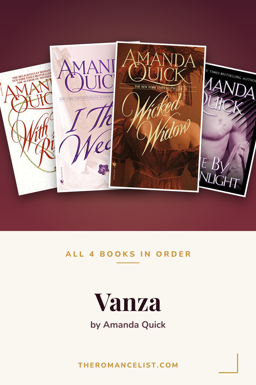Vanza by Amanda Quick — books in order