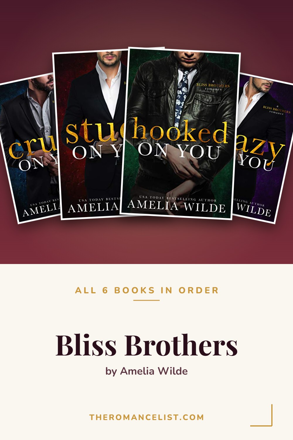 Bliss Brothers by Amelia Wilde — books in order