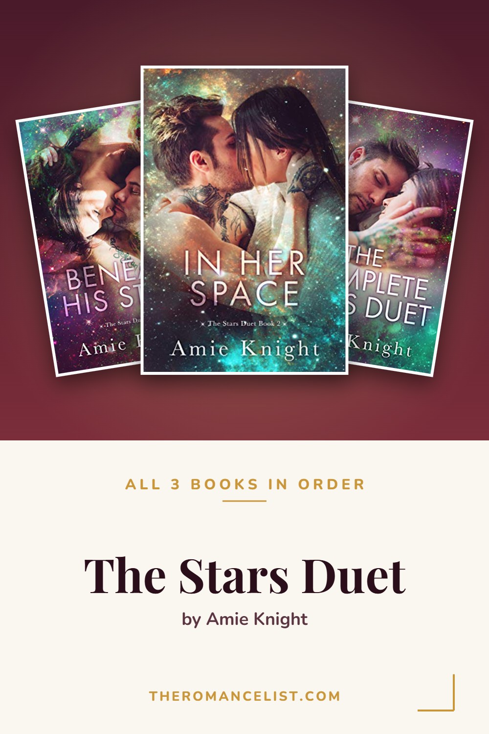 The Stars Duet by Amie Knight — books in order