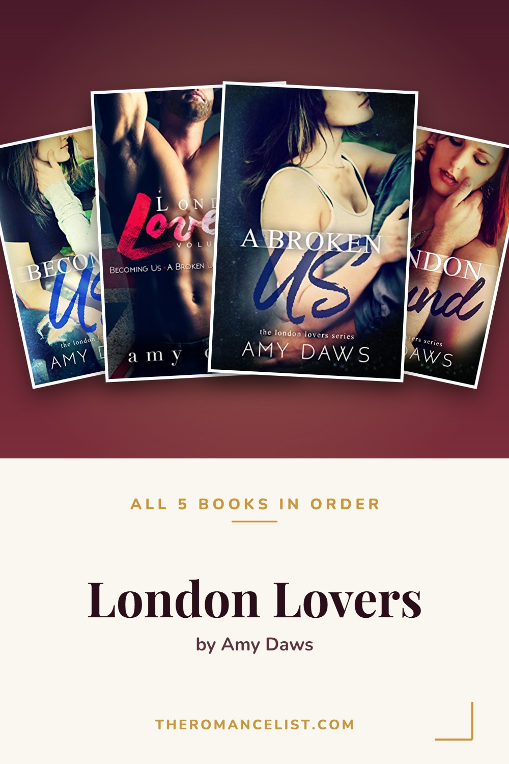 London Lovers by Amy Daws — books in order