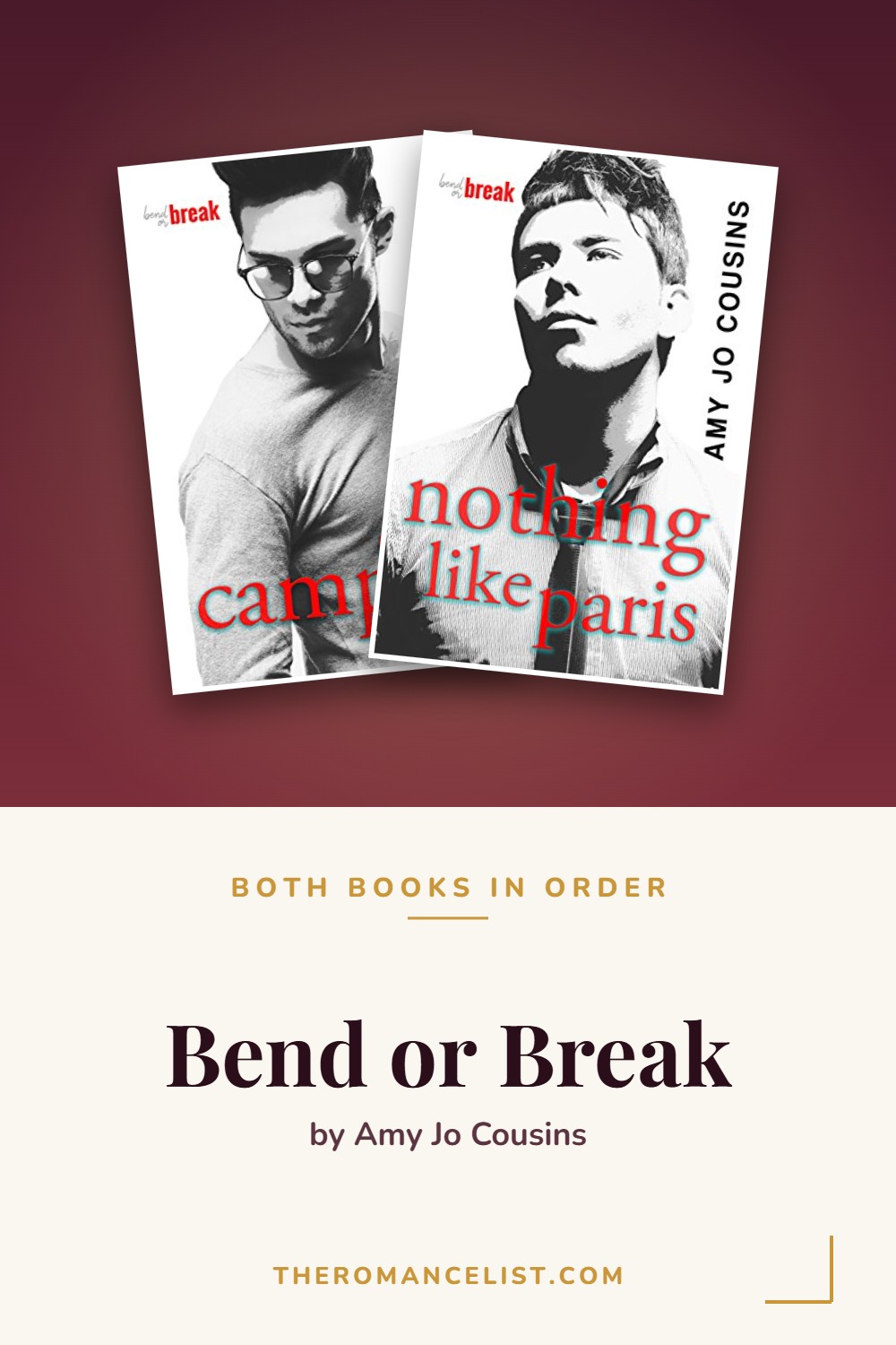 Bend or Break by Amy Jo Cousins — books in order