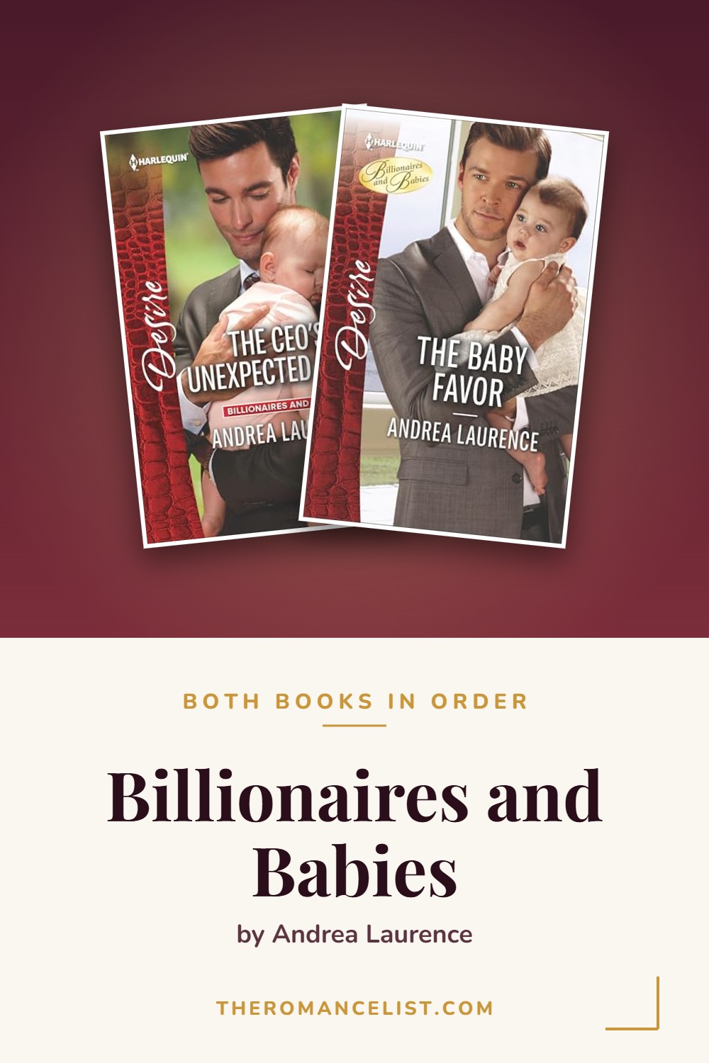 Billionaires and Babies by Andrea Laurence — books in order