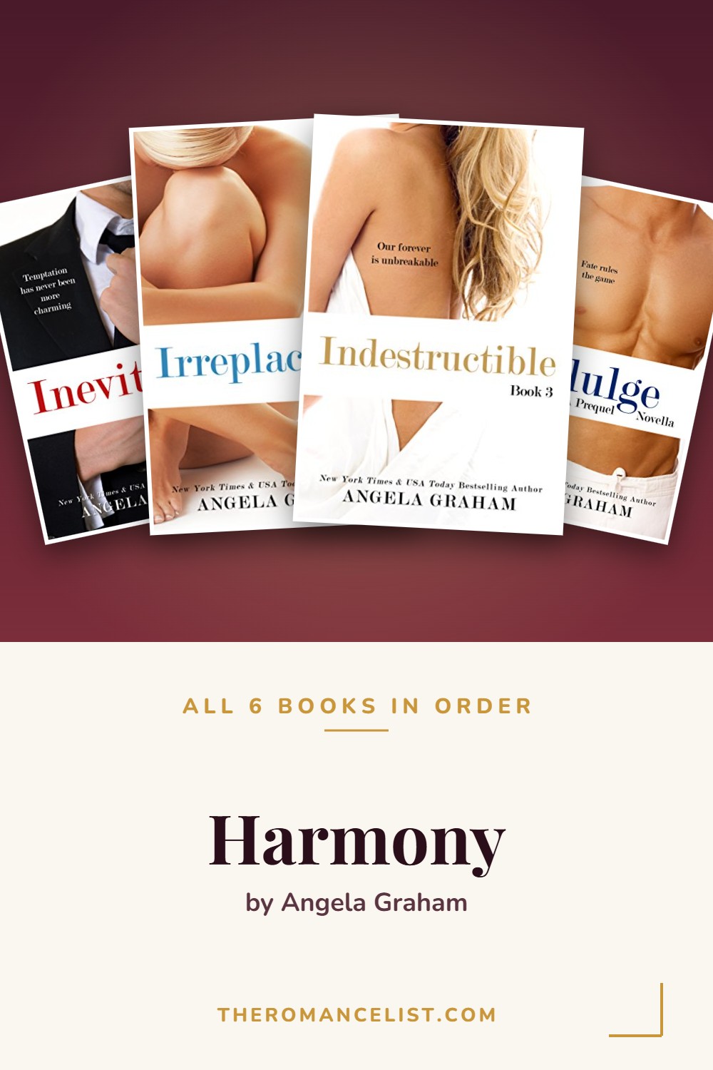 Harmony by Angela Graham — books in order