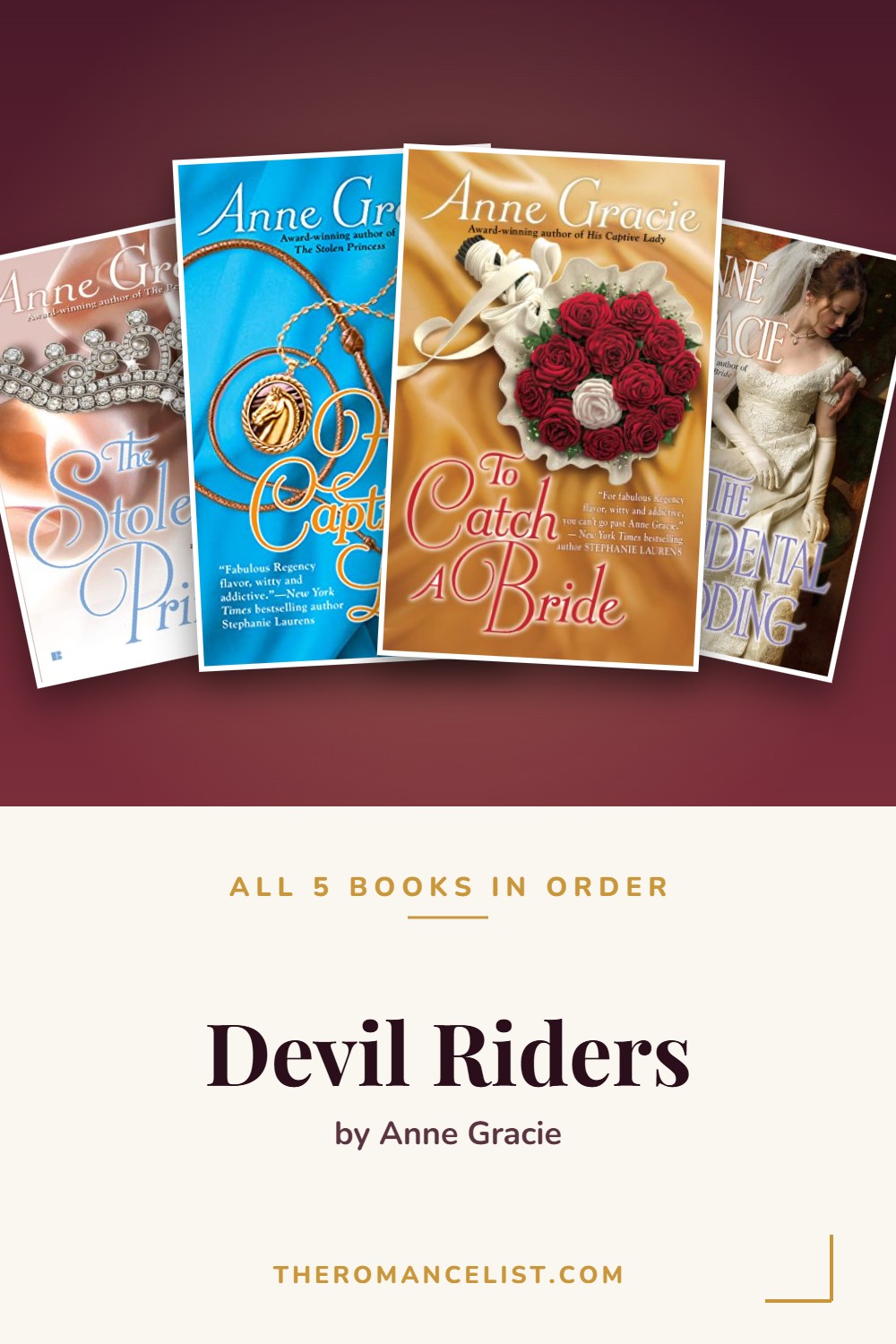 Devil Riders by Anne Gracie — books in order