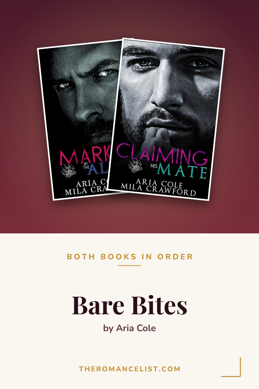 Bare Bites by Aria Cole — books in order