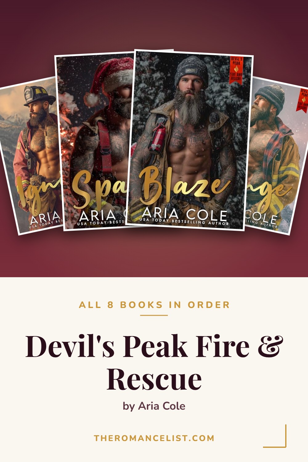 Devil's Peak Fire & Rescue by Aria Cole — books in order