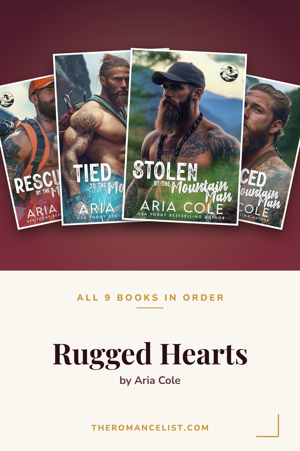 Rugged Hearts by Aria Cole — books in order
