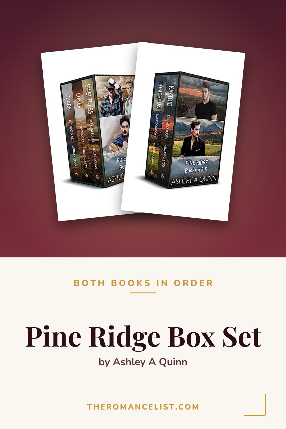 Pine Ridge Box Set by Ashley A Quinn — books in order
