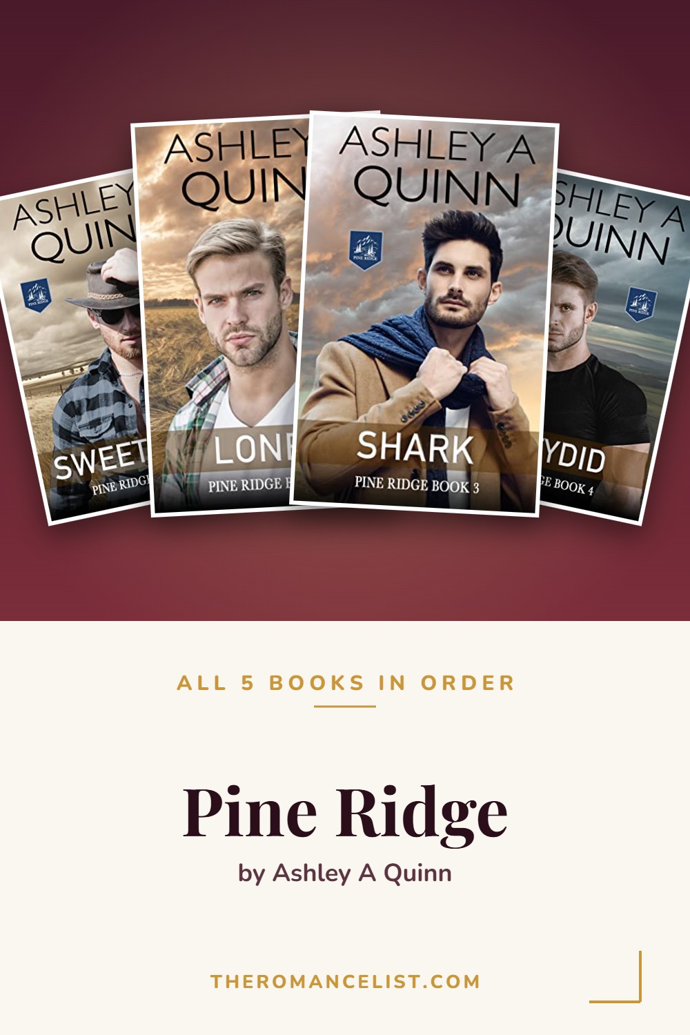 Pine Ridge by Ashley A Quinn — books in order