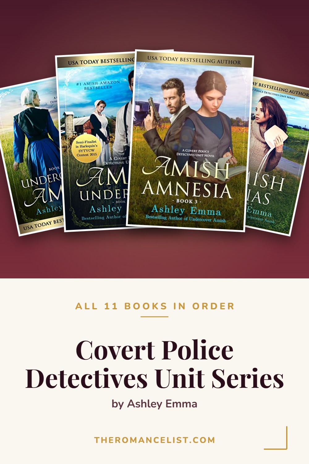 Covert Police Detectives Unit Series by Ashley Emma — books in order