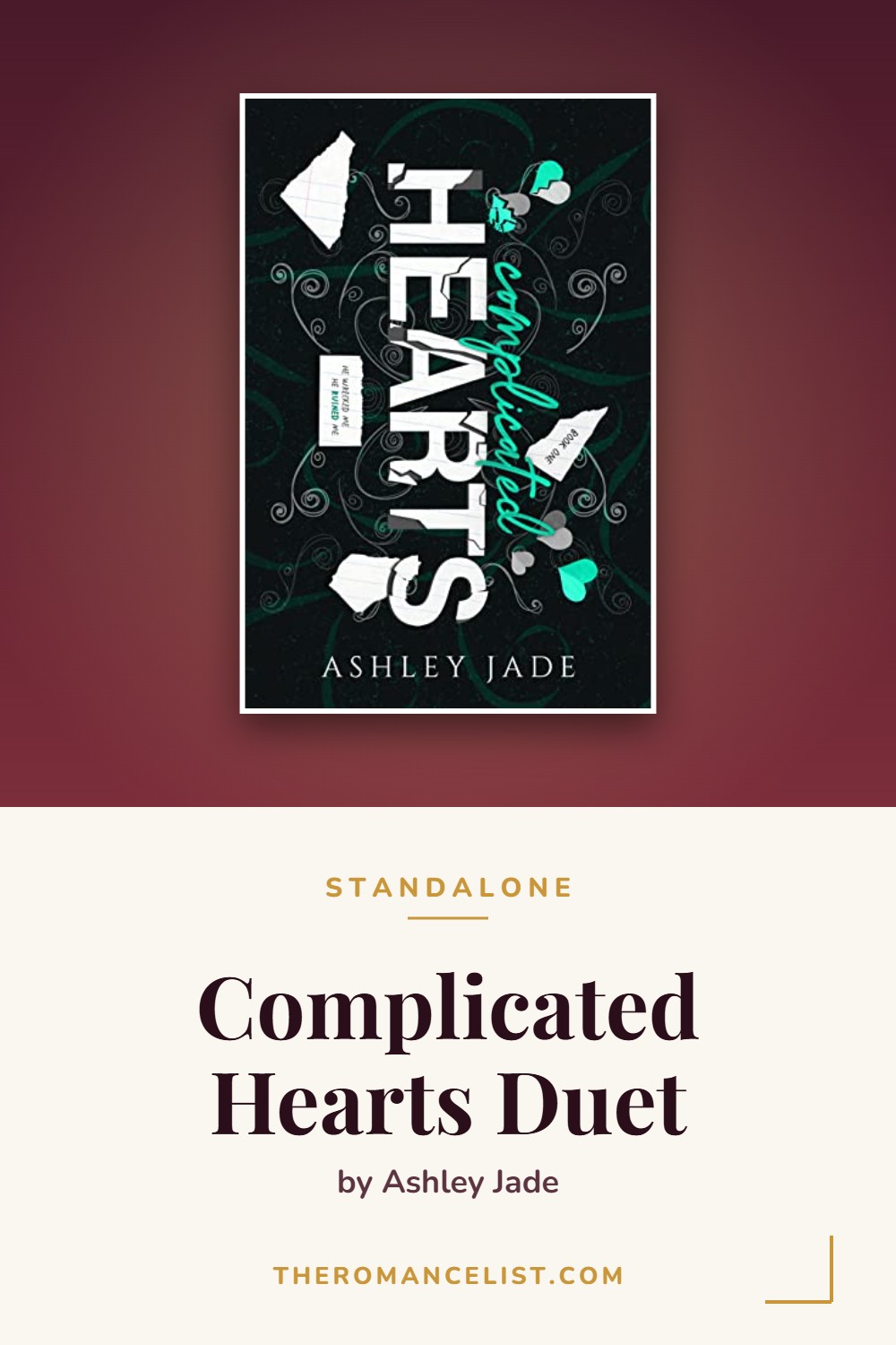 Complicated Hearts Duet by Ashley Jade — books in order