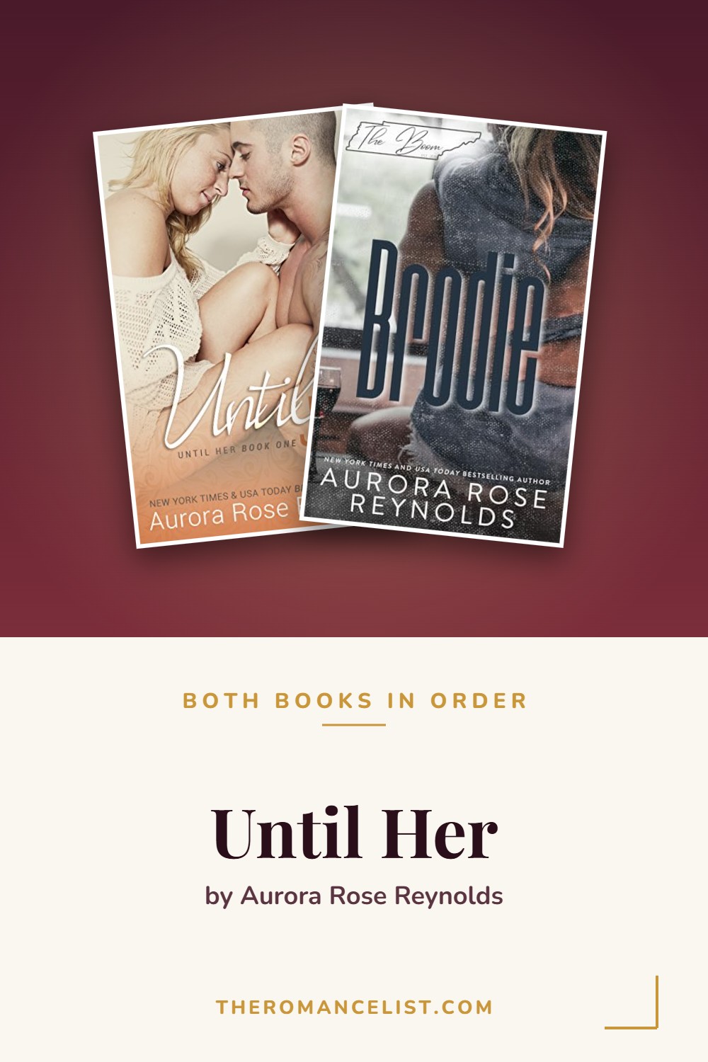 Until Her by Aurora Rose Reynolds — books in order