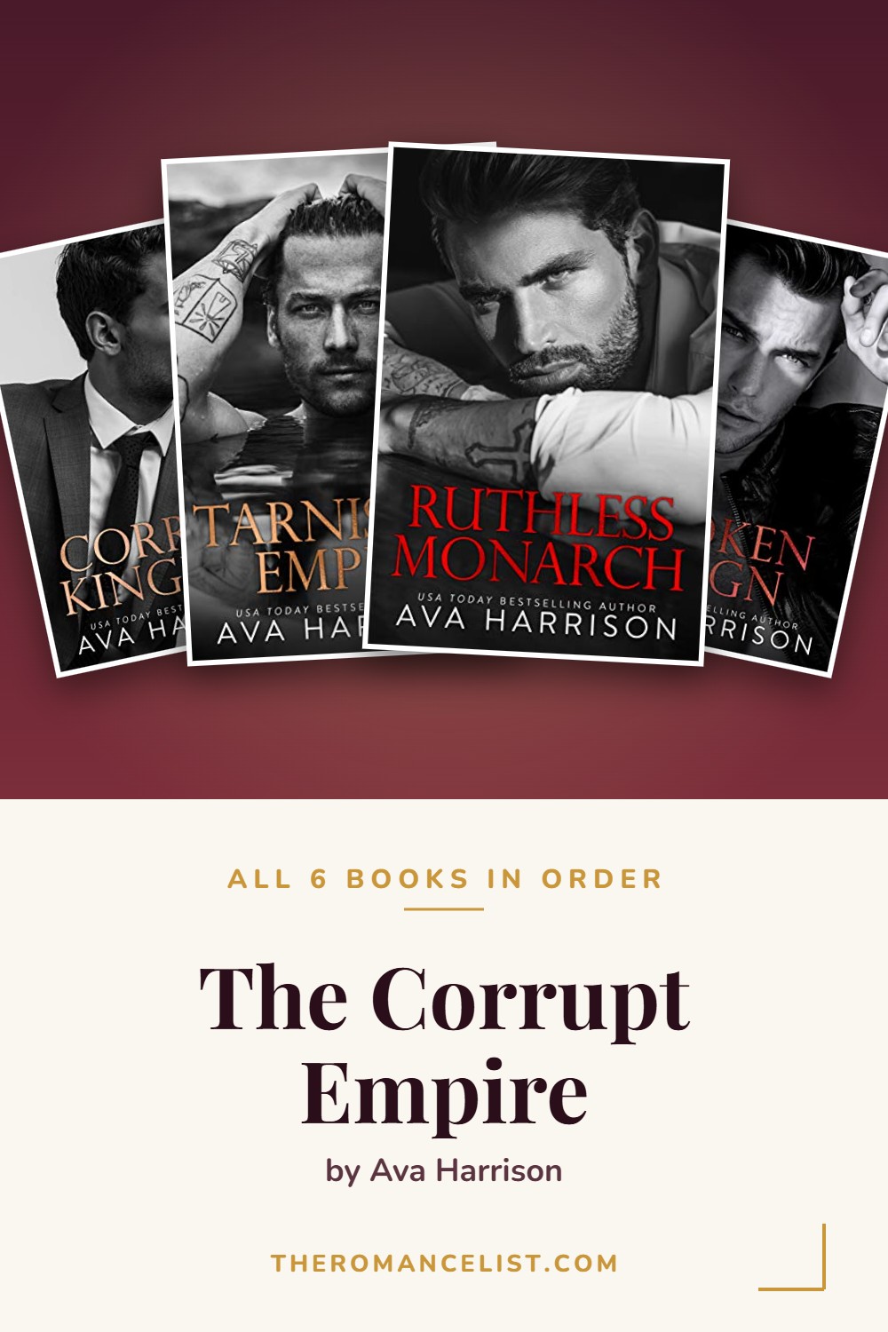 The Corrupt Empire by Ava Harrison — books in order