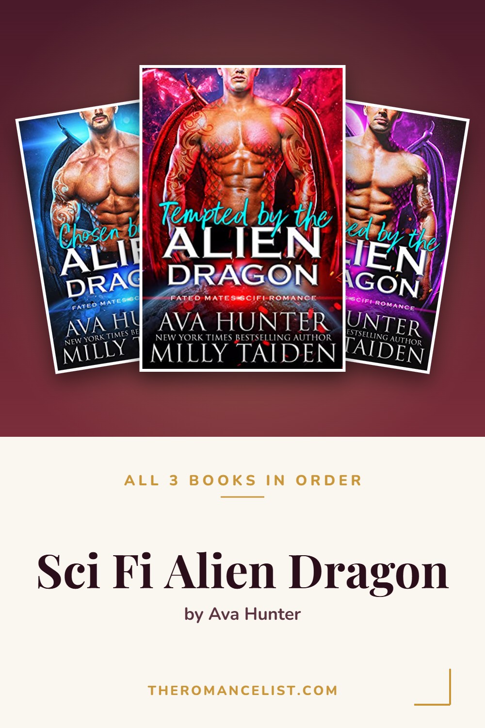 Sci Fi Alien Dragon by Ava Hunter — books in order