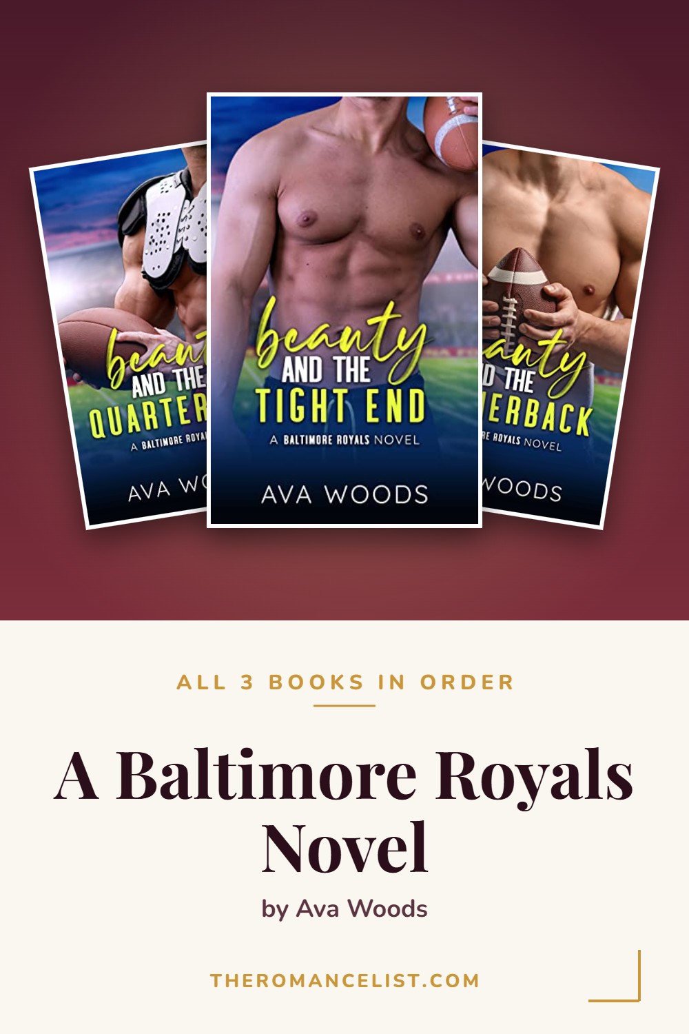 A Baltimore Royals Novel by Ava Woods — books in order