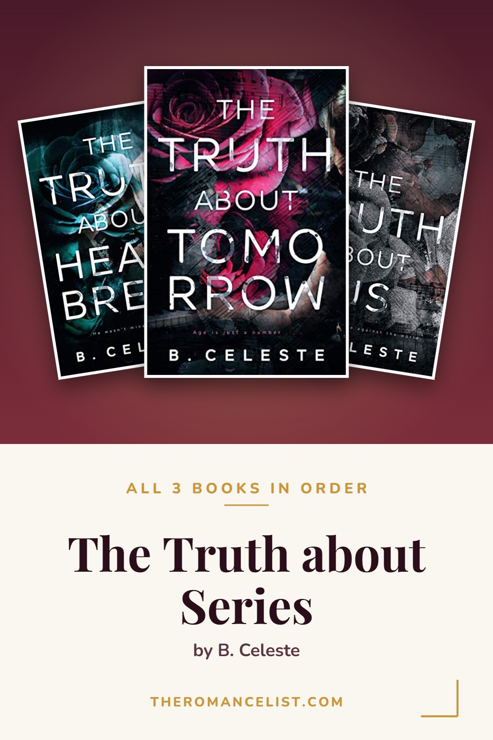 The Truth about Series by B. Celeste — books in order