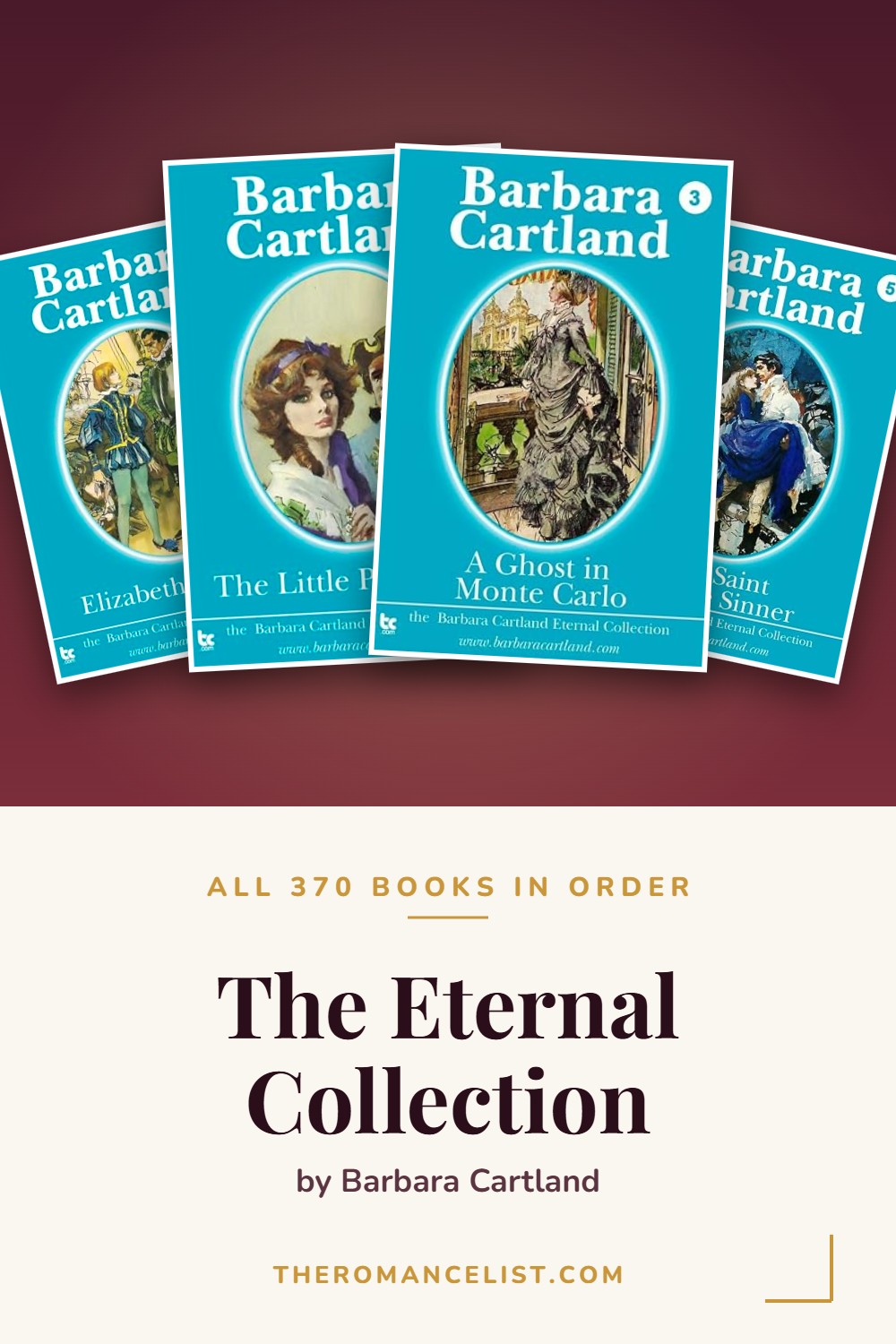 The Eternal Collection by Barbara Cartland — books in order