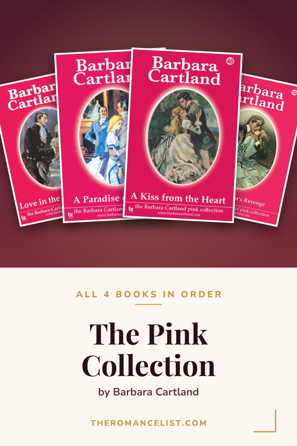 The Pink Collection by Barbara Cartland — books in order
