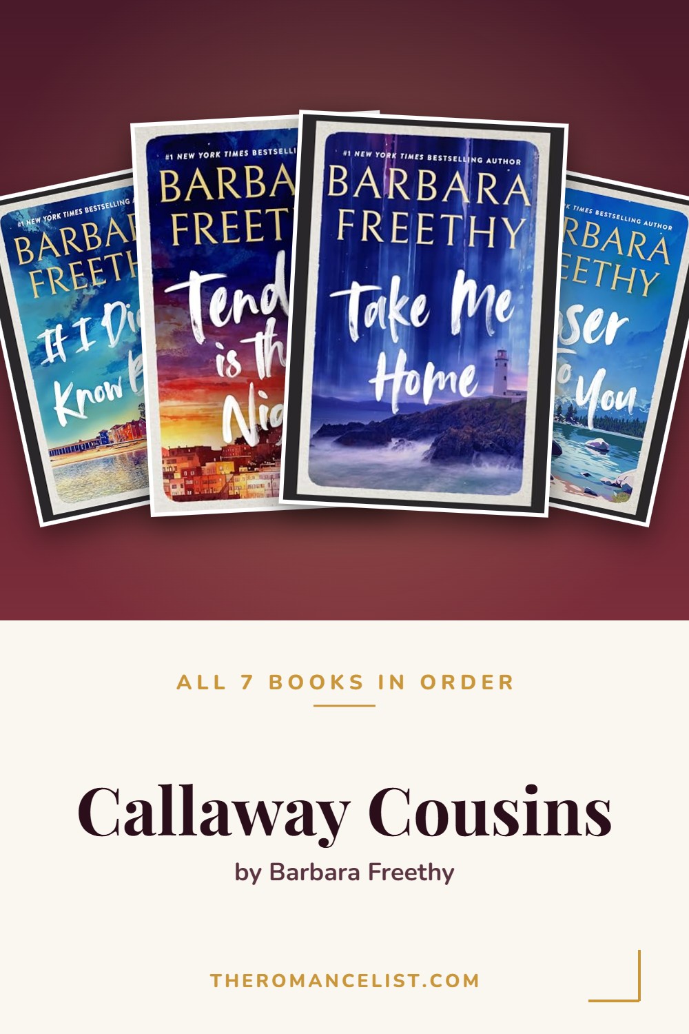 Callaway Cousins by Barbara Freethy — books in order