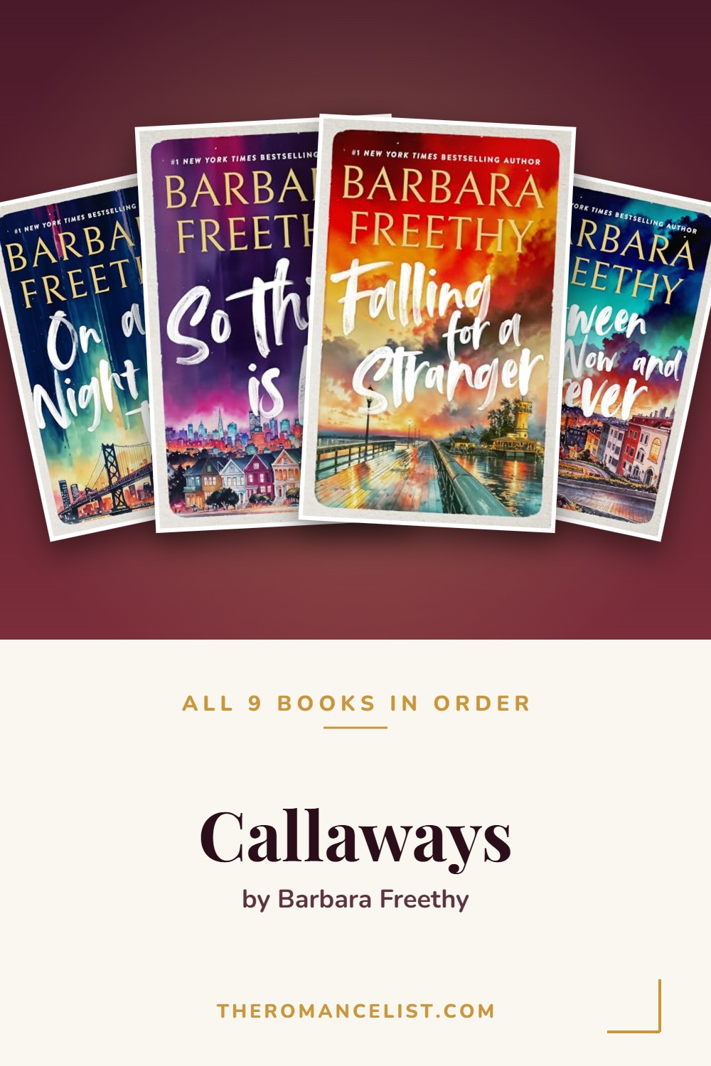 Callaways by Barbara Freethy — books in order