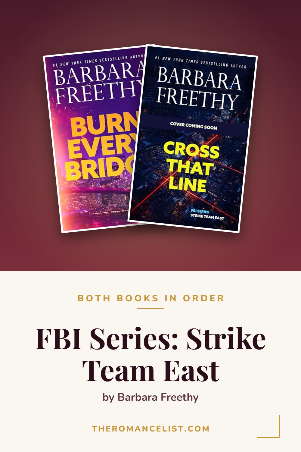 FBI Series: Strike Team East by Barbara Freethy — books in order