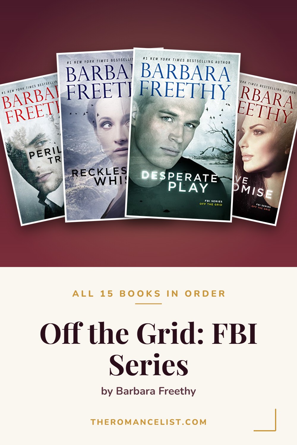 Off the Grid: FBI Series by Barbara Freethy — books in order