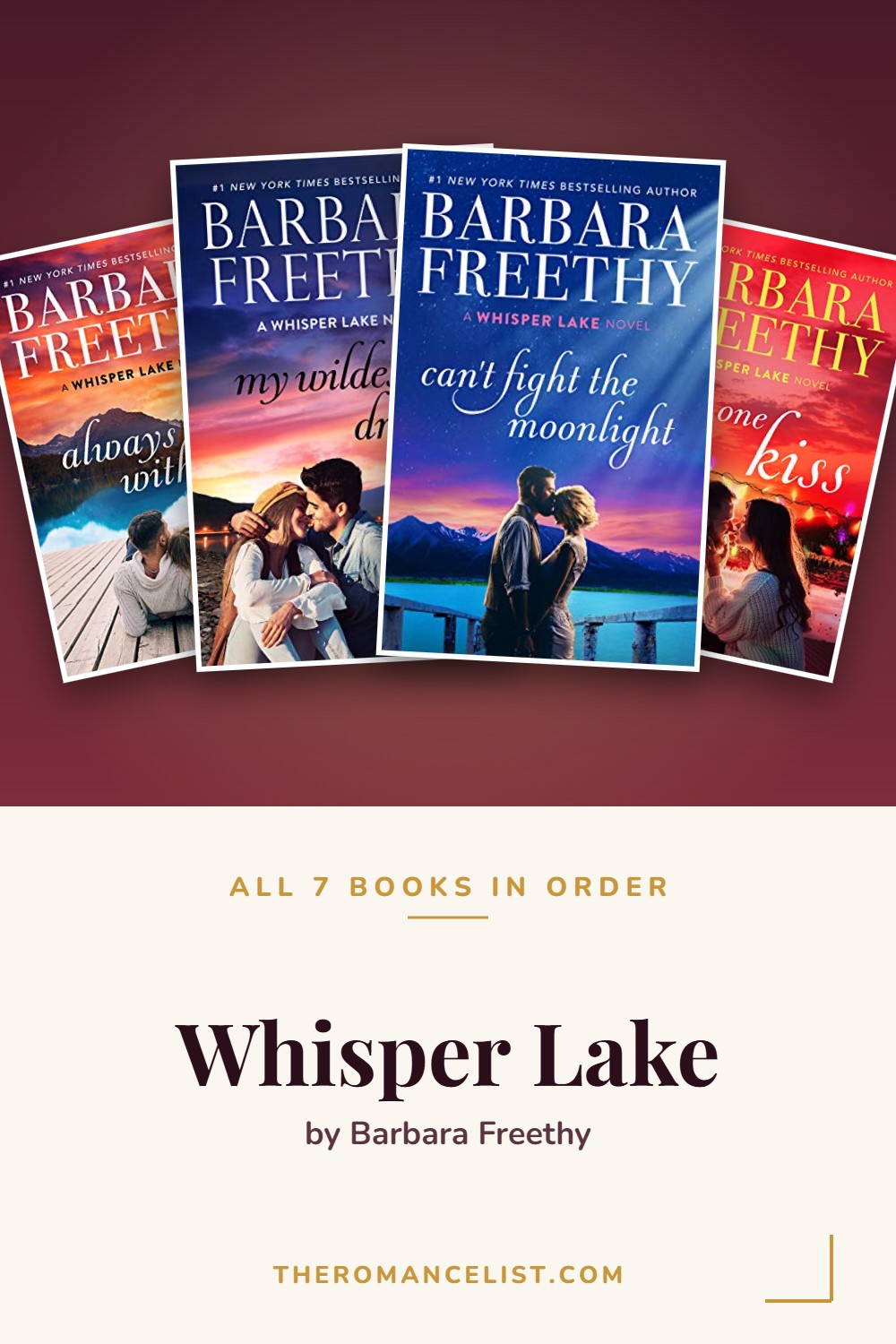 Whisper Lake by Barbara Freethy — books in order
