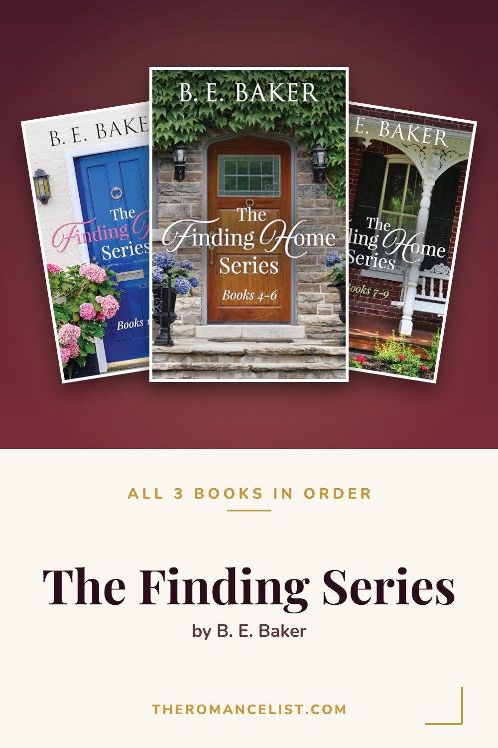 The Finding Series by B. E. Baker — books in order