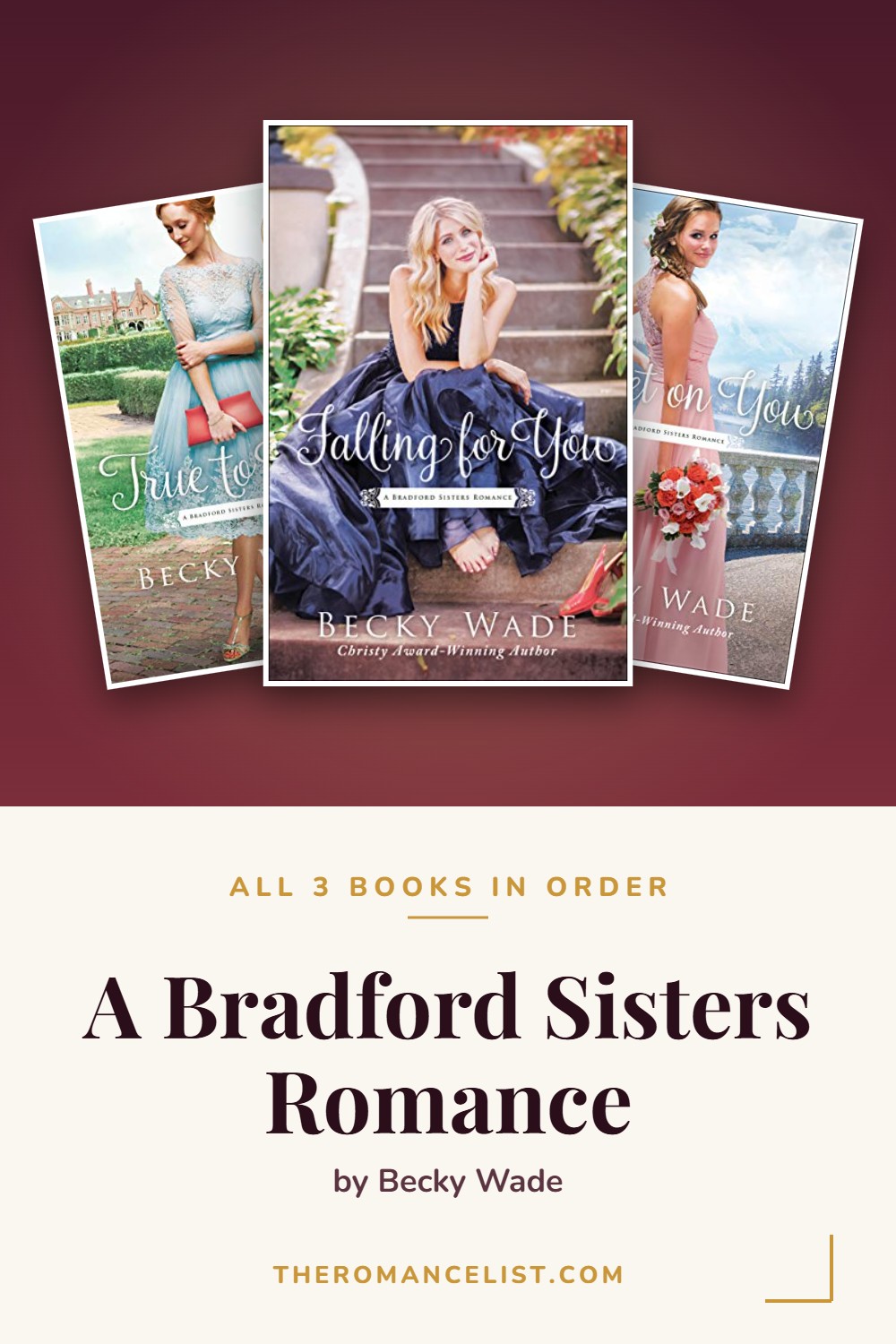 A Bradford Sisters Romance by Becky Wade — books in order