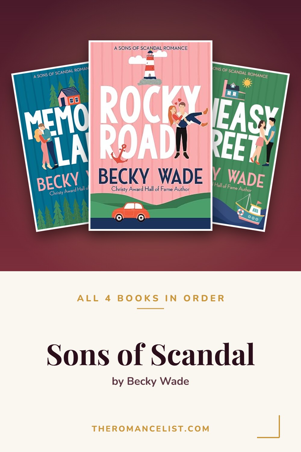 Sons of Scandal by Becky Wade — books in order