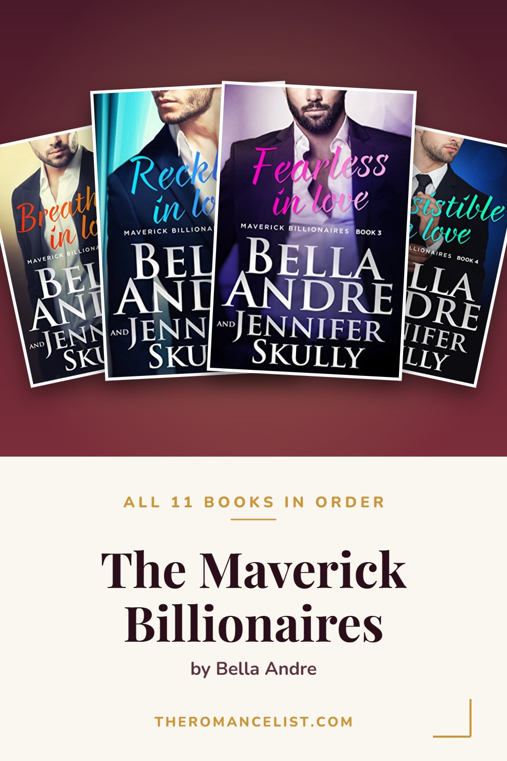 The Maverick Billionaires by Bella Andre — books in order