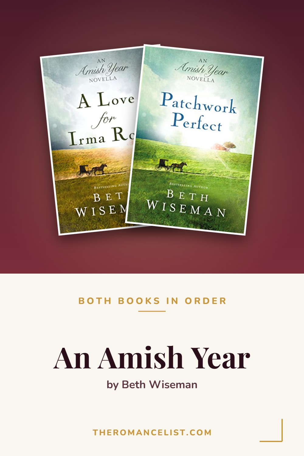 An Amish Year by Beth Wiseman — books in order