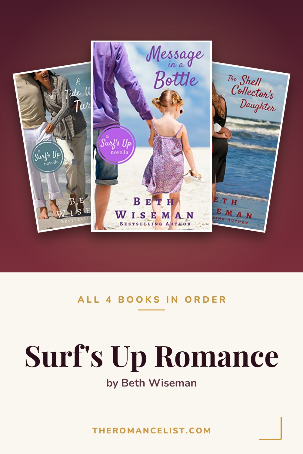 Surf's Up Romance by Beth Wiseman — books in order