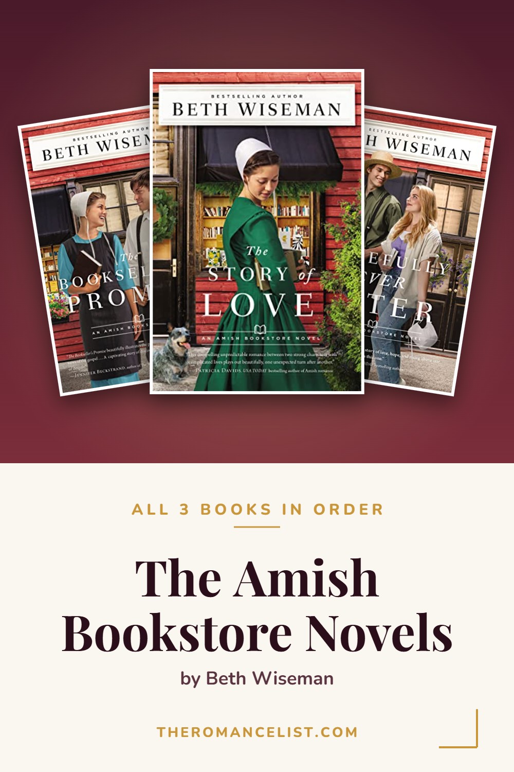 The Amish Bookstore Novels by Beth Wiseman — books in order