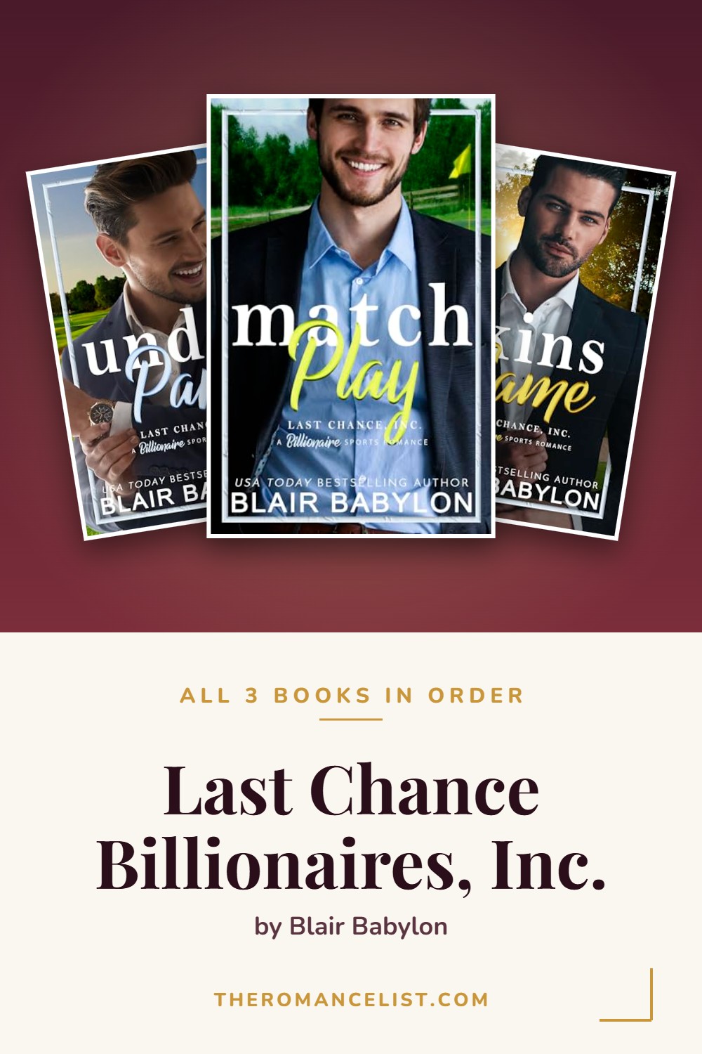 Last Chance Billionaires, Inc. by Blair Babylon — books in order